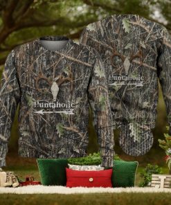 Cool Huntaholic Deer Hunting 3D All Over Printed Shirts 3D Ugly Sweater Christmas Gift Sweater