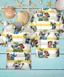 Cool Lilo And Stitch Hawaiian Shirt Island Pattern Gift For Disney Lovers