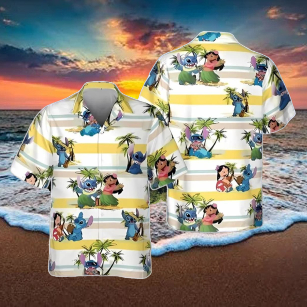 Cool Lilo And Stitch Hawaiian Shirt Unique Gift Island Pattern Gift For Disney Lovers Cool Lilo And Stitch Hawaiian Shirt Unique Gift Island Pattern Gift For Disney Lovers