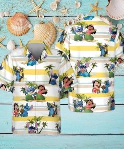 Cool Lilo And Stitch Hawaiian Shirt Unique Gift Island Pattern Gift For Disney Lovers