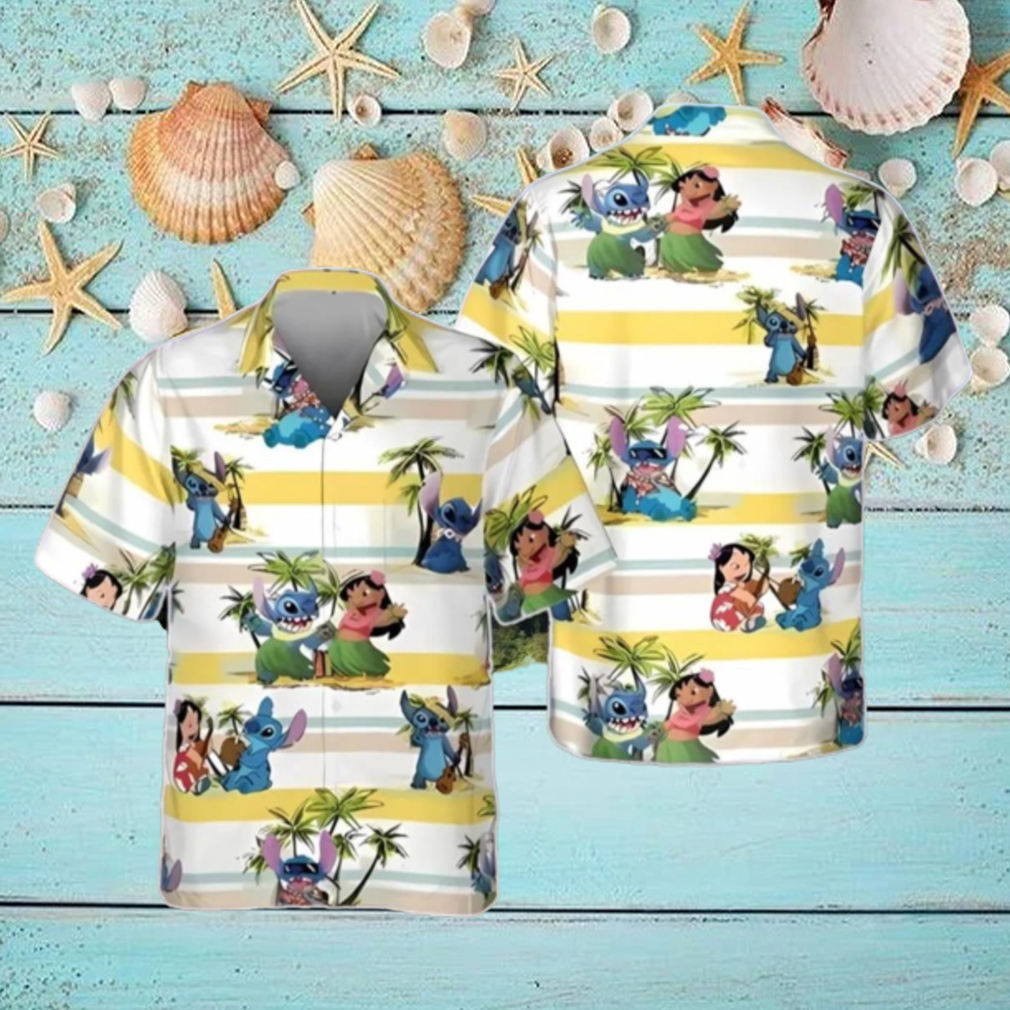 Cool Lilo And Stitch Hawaiian Shirt Unique Gift Island Pattern Gift For Disney Lovers Cool Lilo And Stitch Hawaiian Shirt Unique Gift Island Pattern Gift For Disney Lovers