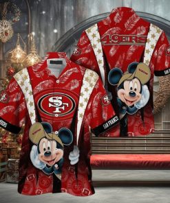 Cool Mickey Mouse NFL San Francisco 49ers NFL Hawaiian Shirt