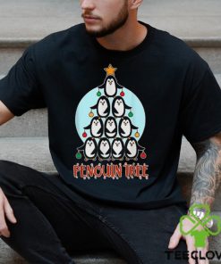 Cool Penguin Christmas Tree For Men Women Penguin Tree T Shirts Sweatshirt