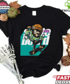Cool Skateboarding Monkey Graphic T Shirt
