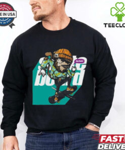 Cool Skateboarding Monkey Graphic T Shirt