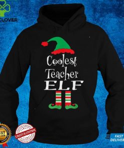 Coolest Teacher Elf Shirts Christmas Family Matching Group T Shirt