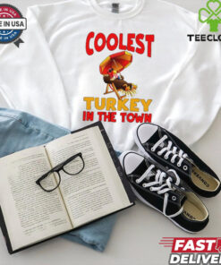 Coolest Turkey in town Happy Thanksgiving 2024 shirt