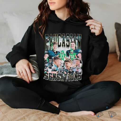 Cooper DeJean And Reed Blankenship Caucasian Sensations Philadelphia Eagles Philly T shirts