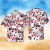 Natural Light Hawaiian Shirt Tropical Flower Pattern Practical Beach Gift