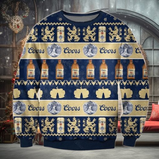 Coors Banquet Beer Ugly Christmas Sweater All Over Print