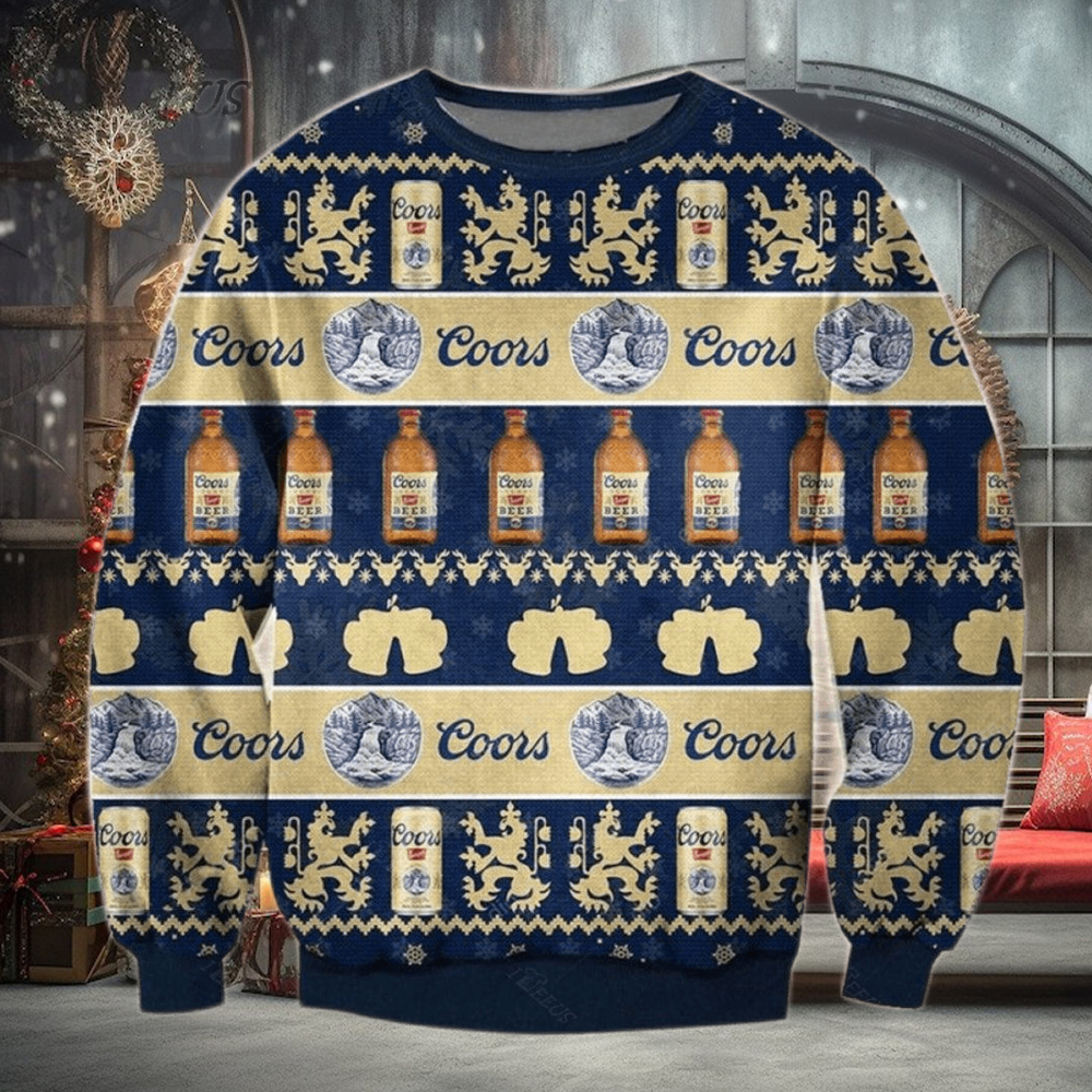 Coors Banquet Beer Ugly Christmas Sweater All Over Print Coors Banquet Beer Ugly Christmas Sweater All Over Print