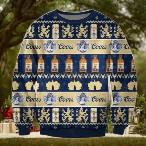 Coors Banquet Beer Ugly Christmas Sweater All Over Print