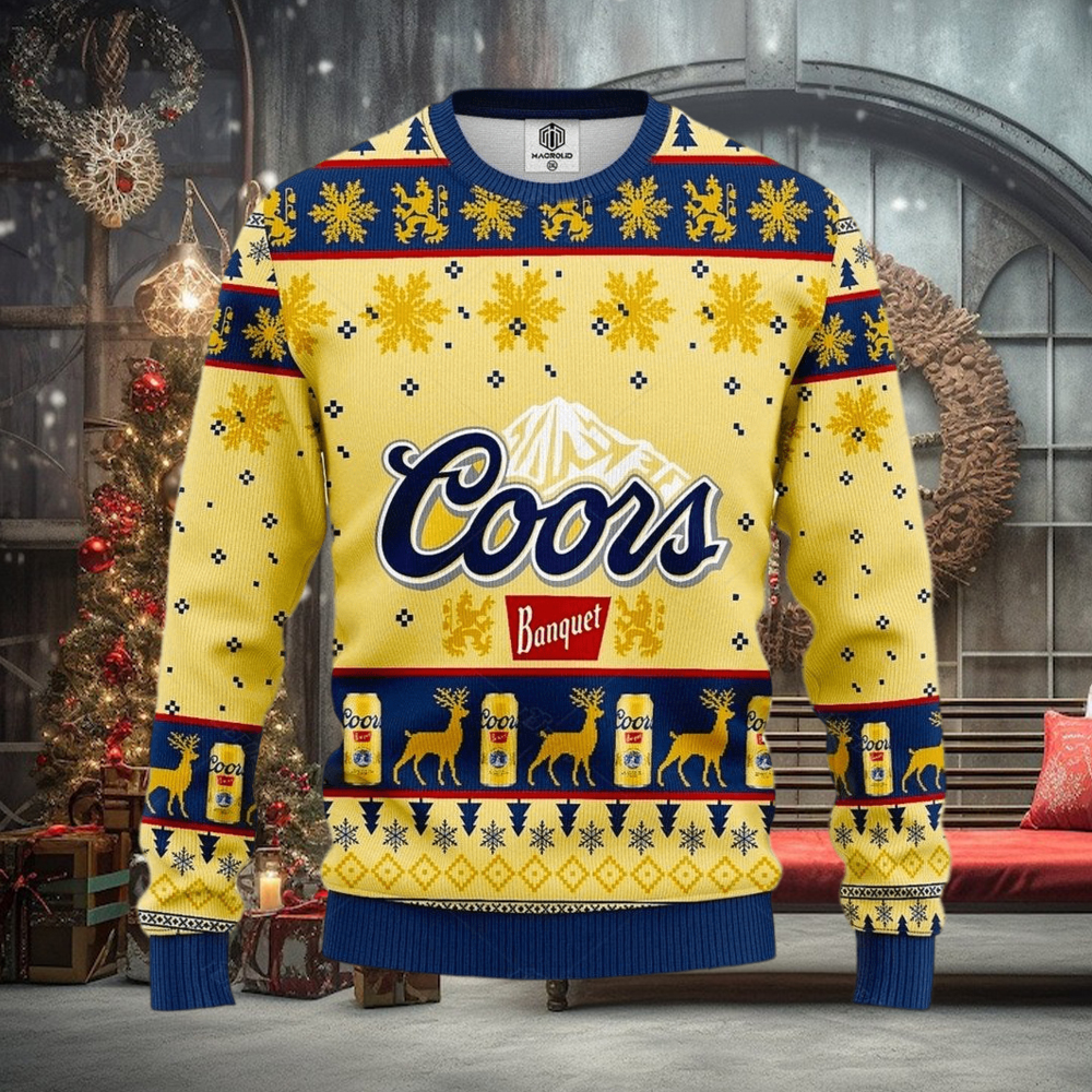 Coors Banquet Beer Ugly Knitted Christmas Sweater Coors Light Sweatshirt Coors Banquet Beer Ugly Knitted Christmas Sweater Coors Light Sweatshirt