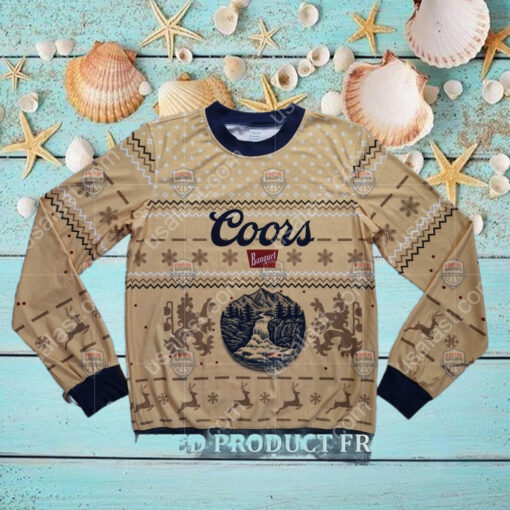 Coors Banquet Big Logo Ugly Christmas Sweater