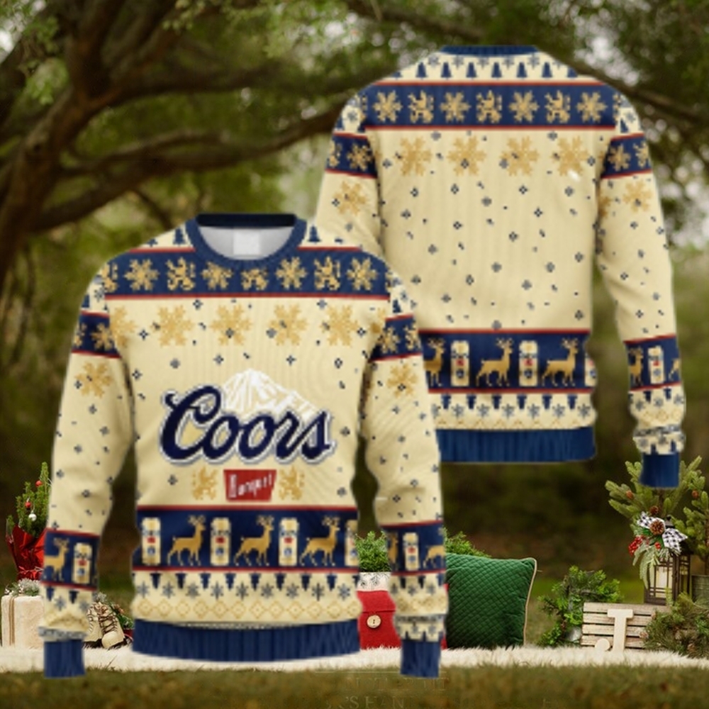 Coors Banquet Christmas Ugly Sweater Coors Banquet Christmas Ugly Sweater