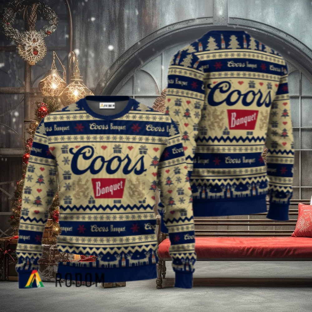 Coors Banquet Festive All Over Ugly Sweater Coors Banquet Festive All Over Ugly Sweater
