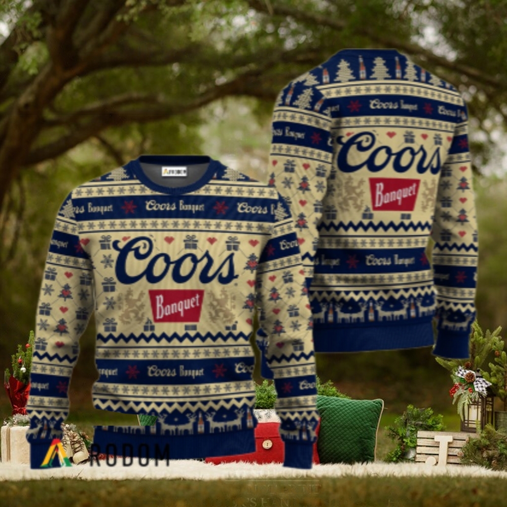 Coors Banquet Festive All Over Ugly Sweater Coors Banquet Festive All Over Ugly Sweater
