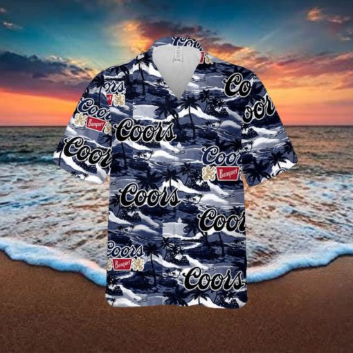 Coors Banquet Hawaiian Sea Island Pattern Hawaiian Shirt