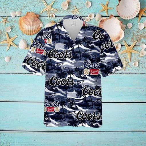 Coors Banquet Hawaiian Sea Island Pattern Hawaiian Shirt