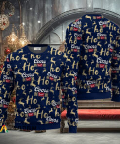 Coors Banquet Ho Ho Ho Christmas Sweater