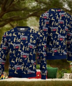 Coors Banquet Ho Ho Ho Christmas Sweater