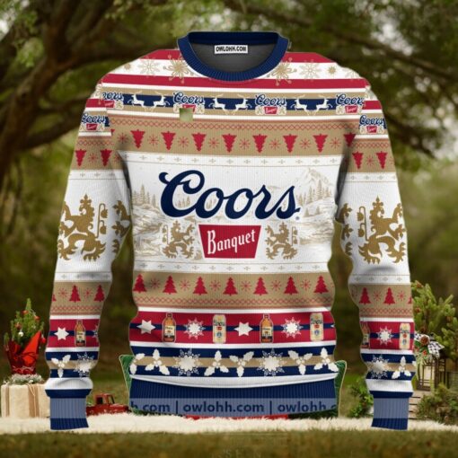 Coors Banquet Merry Christmas Ugly Christmas Sweaters