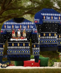 Coors Banquet Santa Reindeer Snowflake Christmas Sweater, Christmas Gift Apparel, Merry Ugly Christmas Sweater