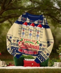 Coors Banquet Xmas Cans Of Beer Ugly Sweater