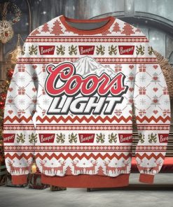 Coors Light Beer 3D Print Ugly Christmas Sweater