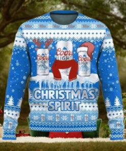 Coors Light Beer Christmas Spirit Ugly Christmas Sweater