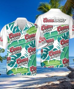 Coors Light Beer Hawaiian Shirt