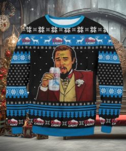 Coors Light Beer Leonardo Meme Ugly Christmas Sweater