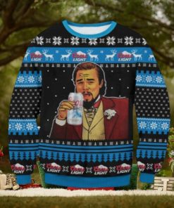 Coors Light Beer Leonardo Meme Ugly Christmas Sweater
