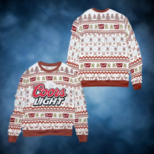 Coors Light Beer Ugly Christmas Sweater, Faux Wool Sweater, Gifts For Beer Lovers, International Beer Day, Best Christmas Gifts For 2022 – Prinvity
