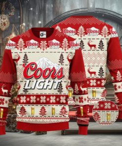 Coors Light Beer Ugly Christmas Sweater