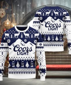 Coors Light Beer Ugly Christmas Ugly Sweater Coors Ugly Xmas