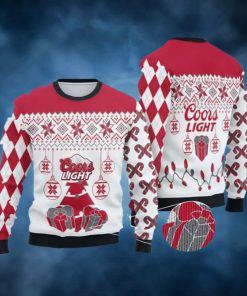 Coors Light Beer Ugly Sweater, Faux Wool Sweater, Christmas Gifts For Beer Lovers, International Beer Day, Best Christmas Gifts For 2022 – Prinvity