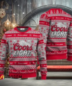 Coors Light Festive All Over Ugly Sweater