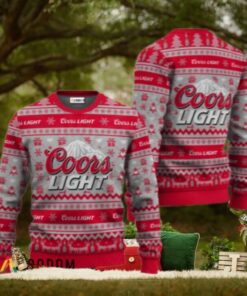 Coors Light Festive All Over Ugly Sweater