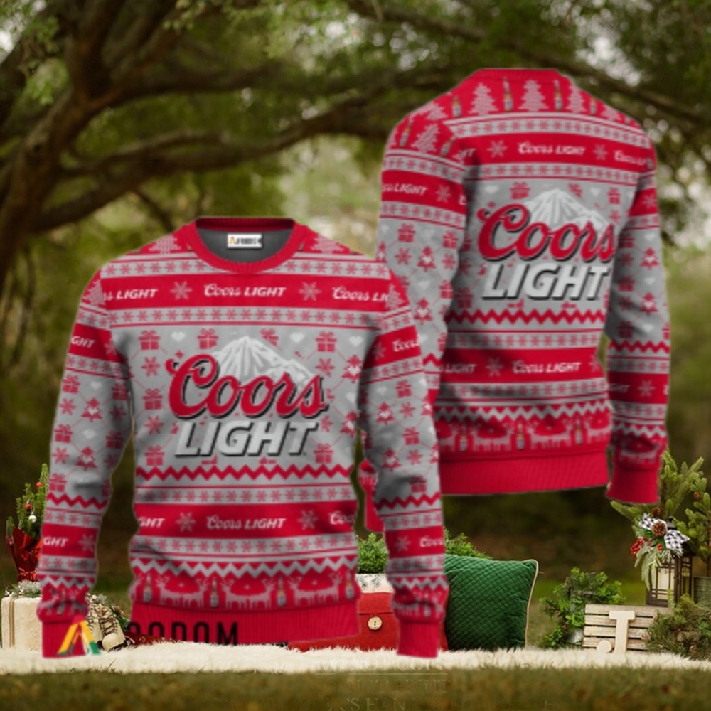 Coors Light Festive All Over Ugly Sweater Coors Light Festive All Over Ugly Sweater