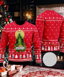 Coors Light Grinch Snow Ugly Christmas Sweater