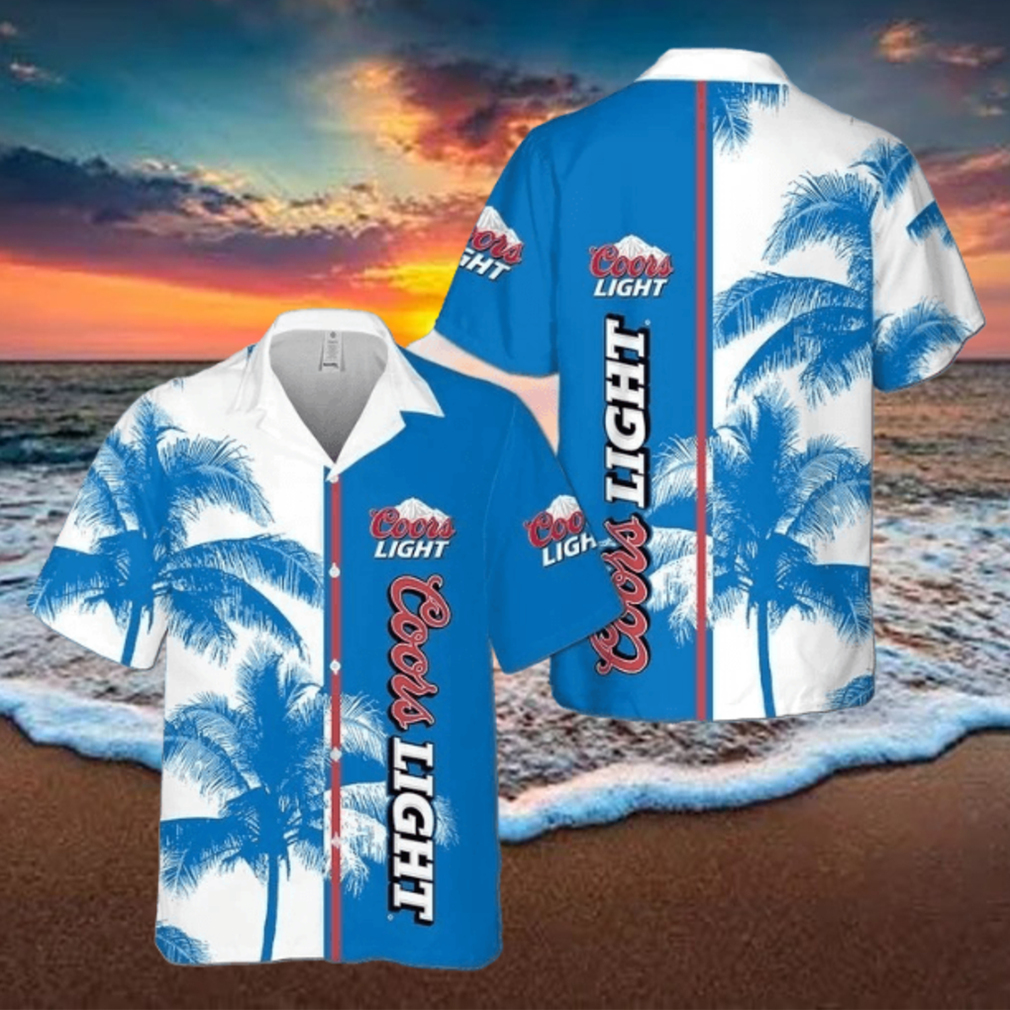 Coors Light Hawaiian Shirt Palm Tree Summer Holiday Gift Coors Light Hawaiian Shirt Palm Tree Summer Holiday Gift
