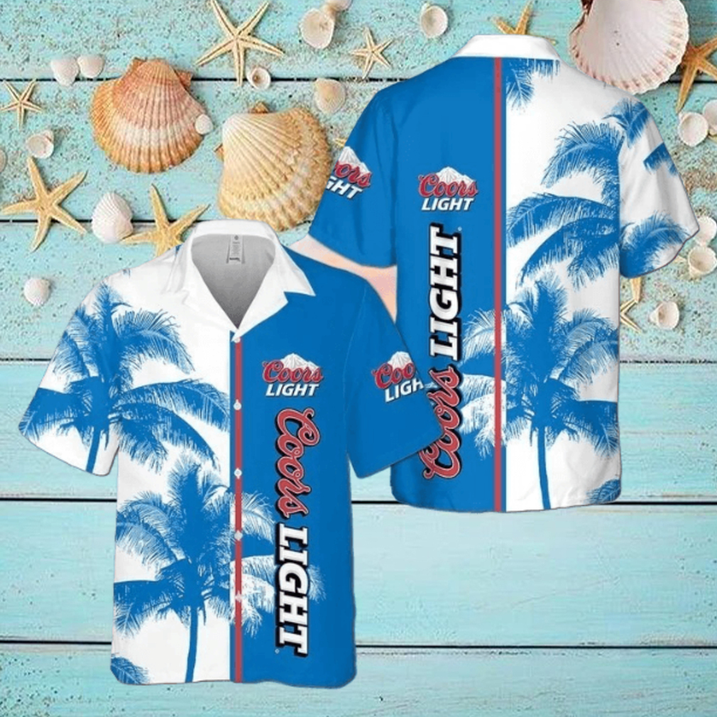 Coors Light Hawaiian Shirt Palm Tree Summer Holiday Gift Coors Light Hawaiian Shirt Palm Tree Summer Holiday Gift