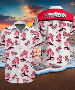 Coors Light Hawaiian Shirt Tropical Islands Gift For Beach Lover