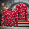 Los Angeles Chargers Santa Claus Ugly Christmas Sweater