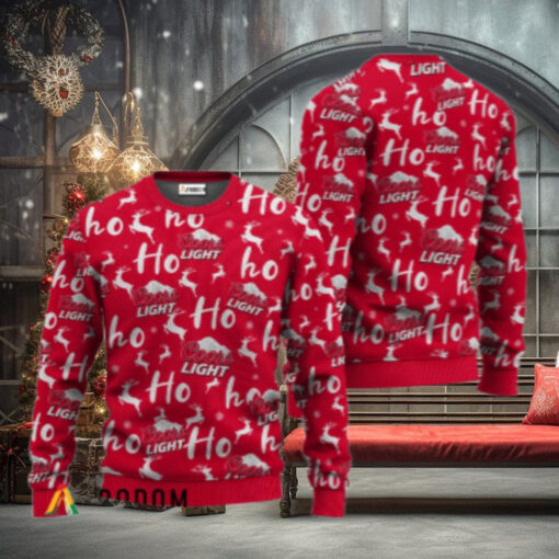 Coors Light Ho Ho Ho Christmas Sweater