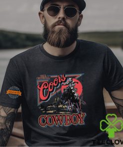 Coors Western Cowboy T Shirt