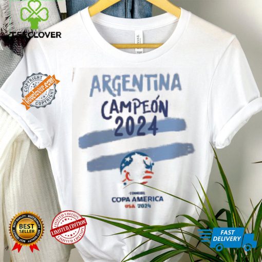 Copa America 2024 Argentina Campeon Shirt Copa America 2024 Argentina Champions Shirt Argentina Copa America 2024 Shirt