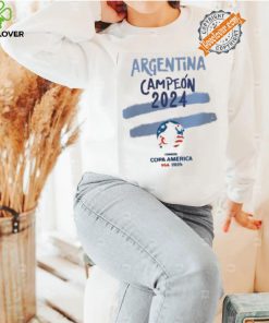 Copa America 2024 Argentina Campeon Shirt Copa America 2024 Argentina Champions Shirt Argentina Copa America 2024 Shirt