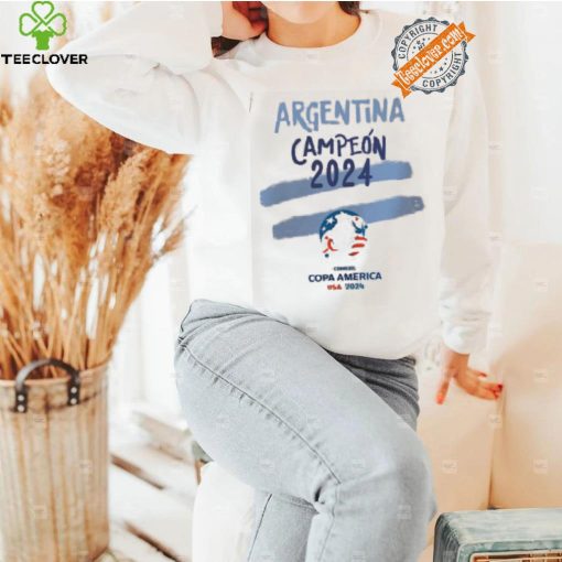 Copa America 2024 Argentina Campeon Shirt Copa America 2024 Argentina Champions Shirt Argentina Copa America 2024 Shirt